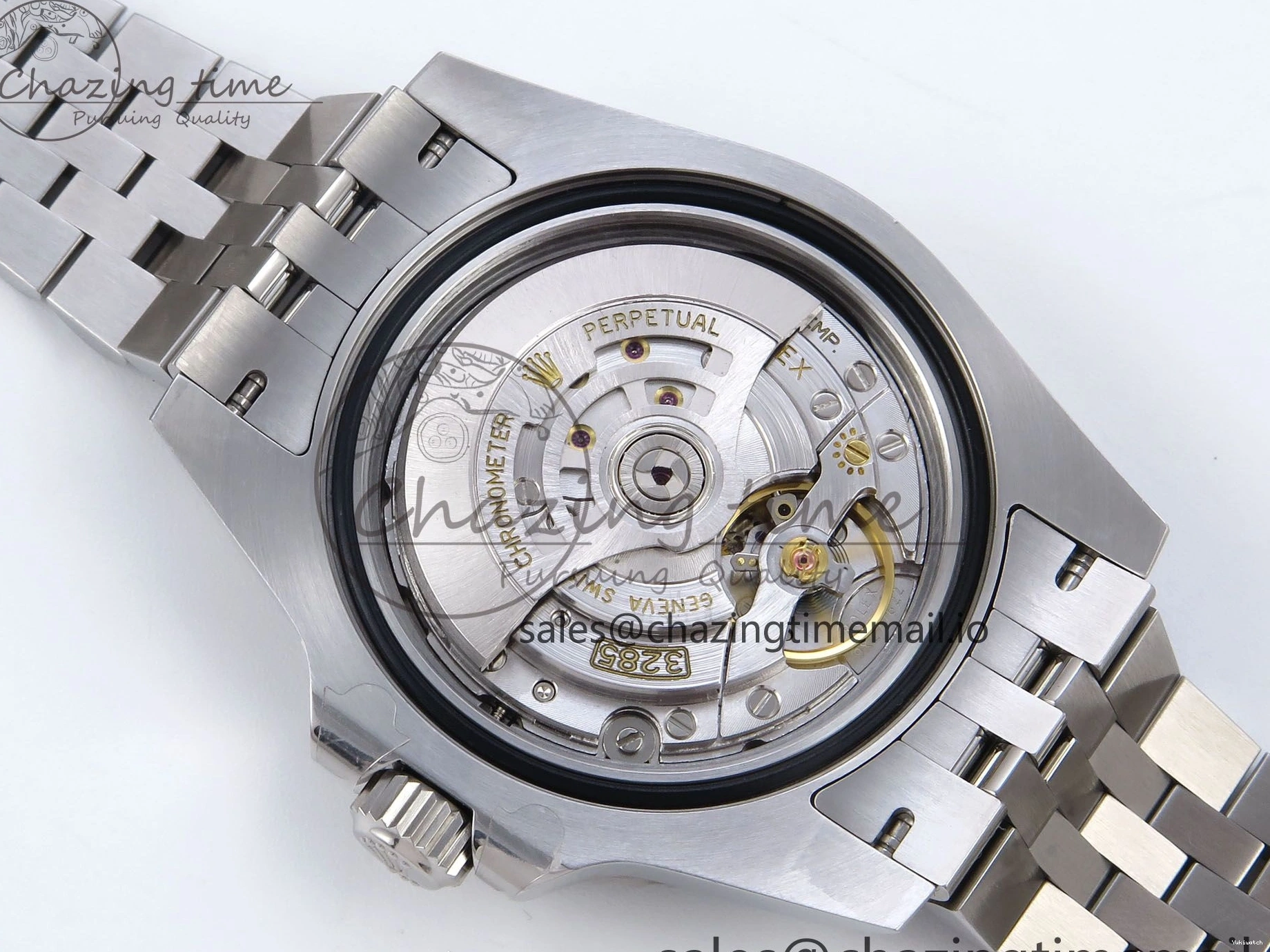 QF+ Bezel 1:1 Edition Blue Best Master II BLRO Steel 904L on SS SH3285 Dial Red 126710 GMT Black Bracelet 0427